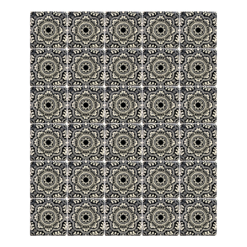 Azulejo 10.5cm Artesanal Tipo Talavera Liso 90pz #acls Acls-119