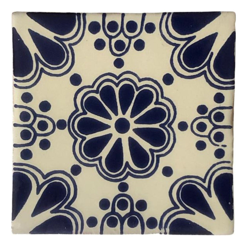 Azulejo Artesanal Talavera Liso 90pz #acls-46