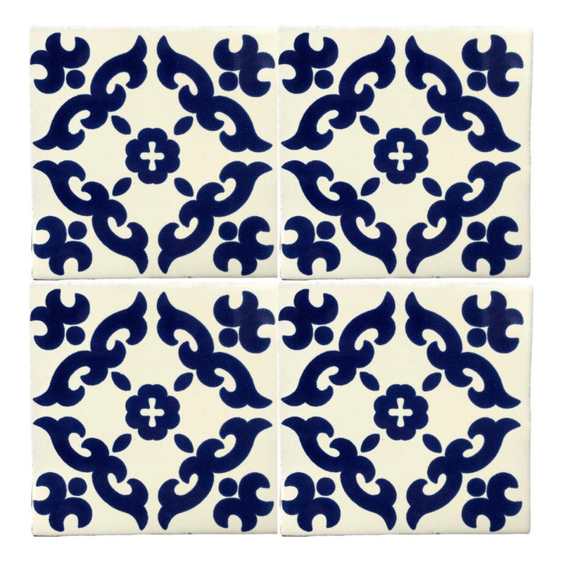 Azulejo Artesanal Talavera Liso 90pz #acls-63