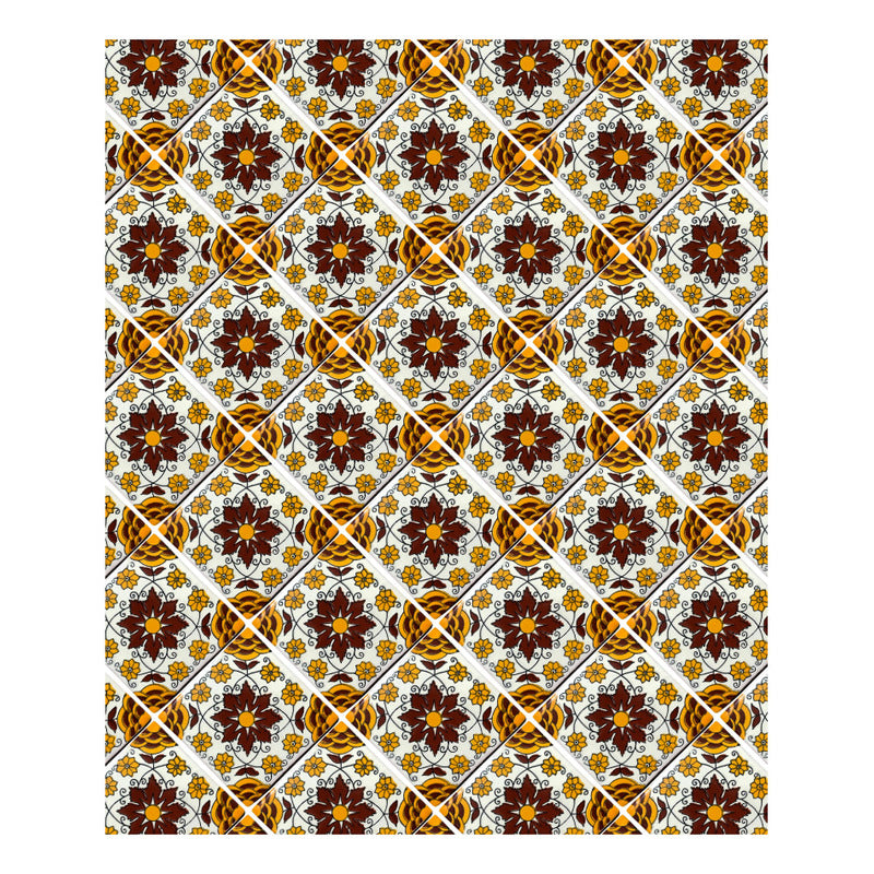 Azulejo 10.5cm Artesanal Tipo Talavera Liso 90pz #acln-56