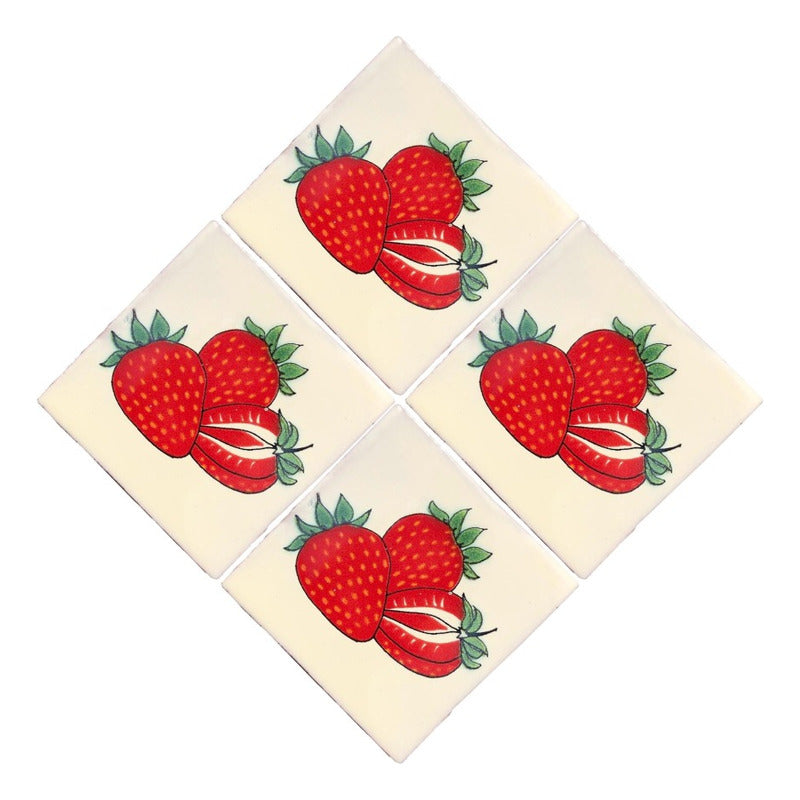 Azulejo 10.5cm Artesanal Talavera Liso 90pz #acln-03