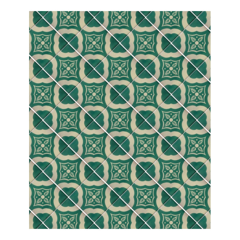 Azulejo Artesanal Talavera Liso 90pz #acls-44