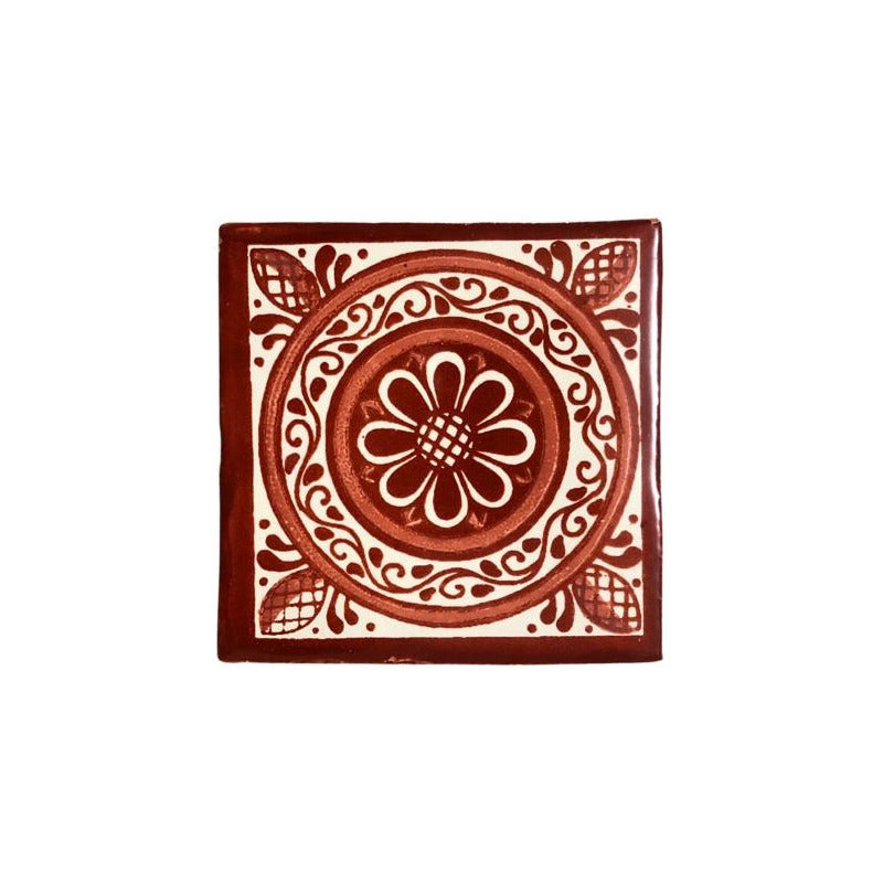 Azulejo 10.5cm Artesanal Talavera Liso 90pz #acls Acls-96