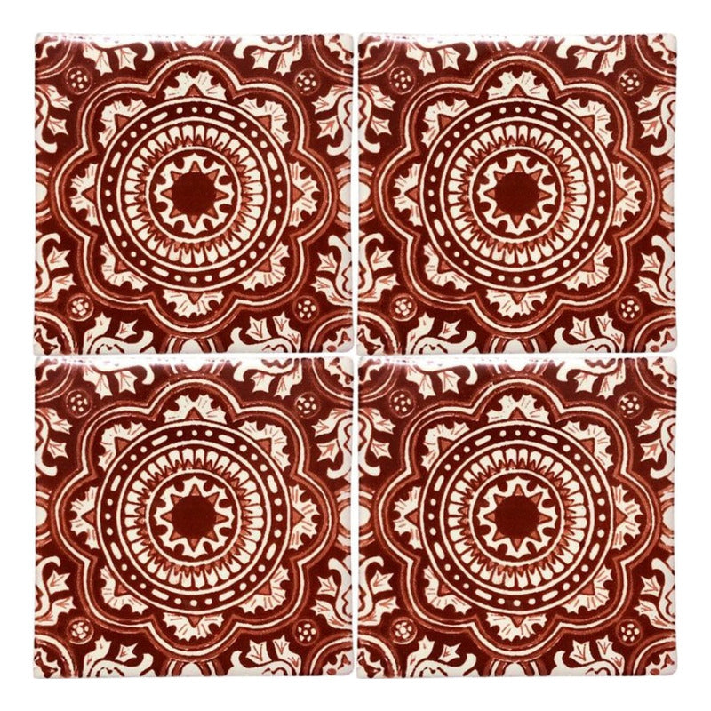 Azulejo Artesanal Tipo Talavera Liso 90pz #acls-93