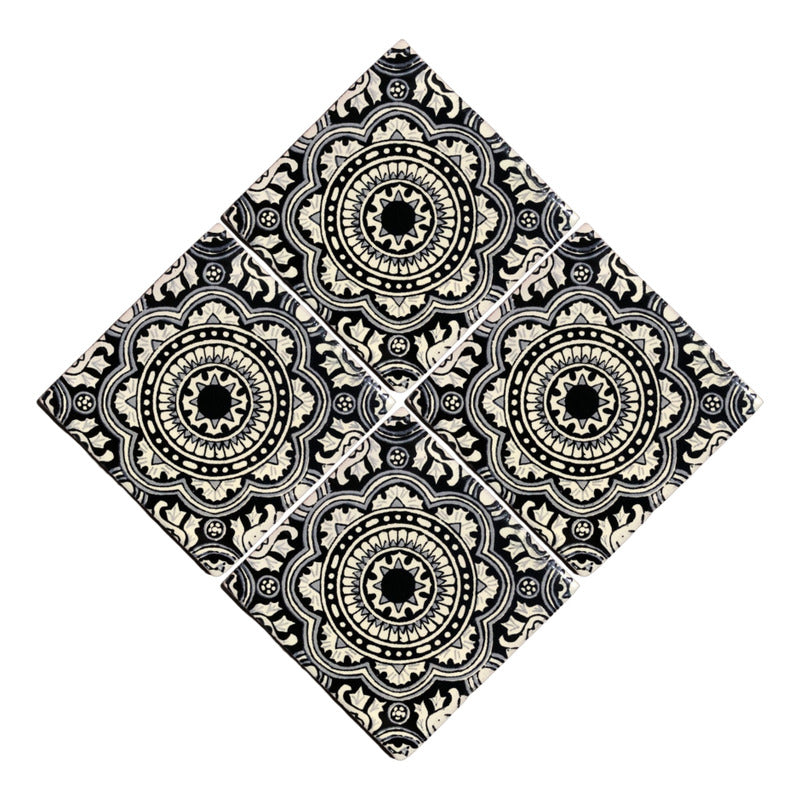 Azulejo 10.5cm Artesanal Talavera Liso 90pz #acls-119