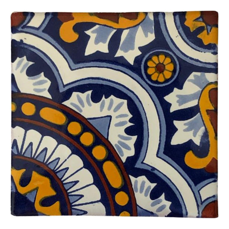 Azulejo Artesanal Talavera Liso 90pz #acln-29
