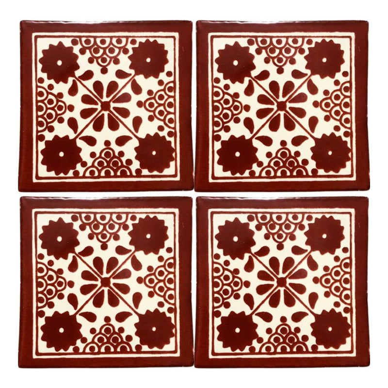 Azulejo Artesanal Tipo Talavera Liso 90pz #acls-55