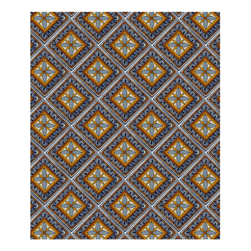 Azulejo Artesanal Tipo Talavera Liso 90pz #acln-35