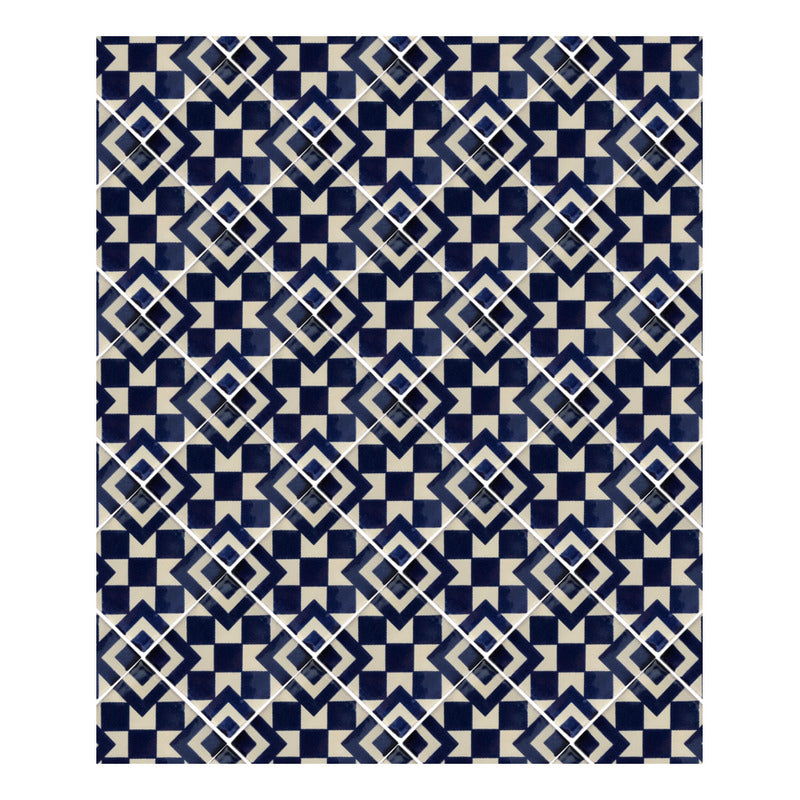 Azulejo 10.5cm Artesanal Talavera Liso 90pz #acls Acls-40