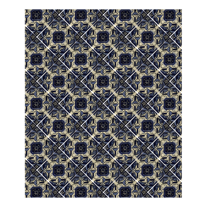 Azulejo 10.5cm Artesanal Tipo Talavera Liso 90pz #acln-25