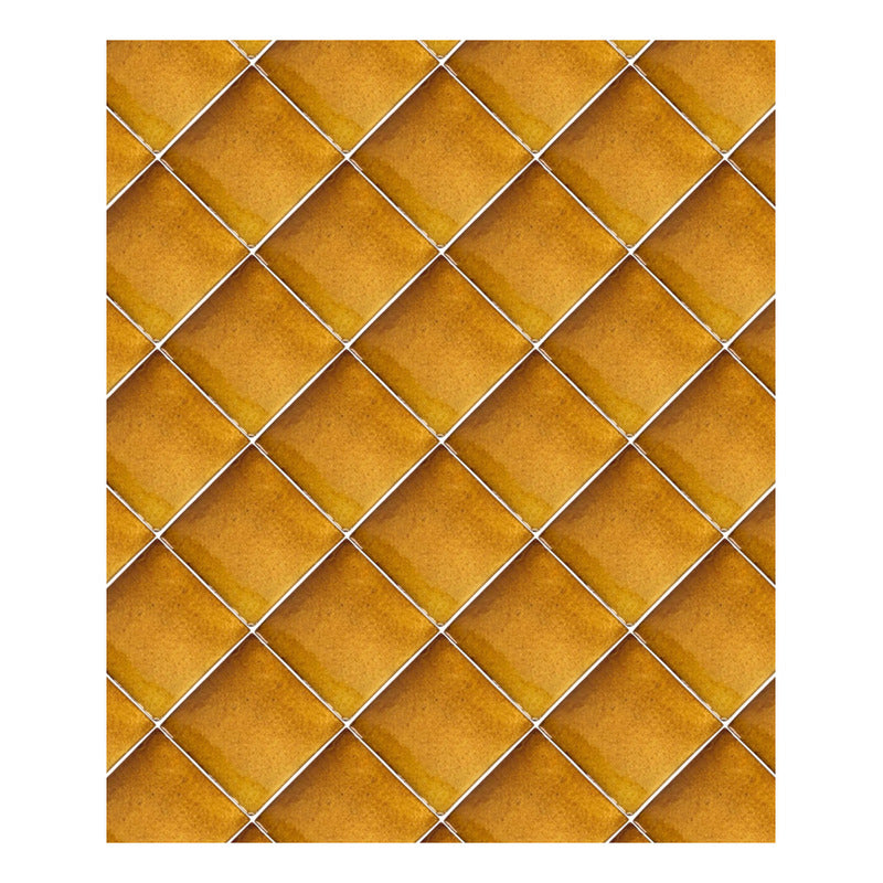 Azulejo Artesanal Talavera Liso 90pz Colores Oro Viejo