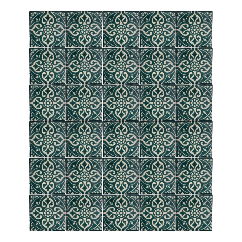 Azulejo 10.5cm Artesanal Talavera Liso 90pz #acls Acls-38