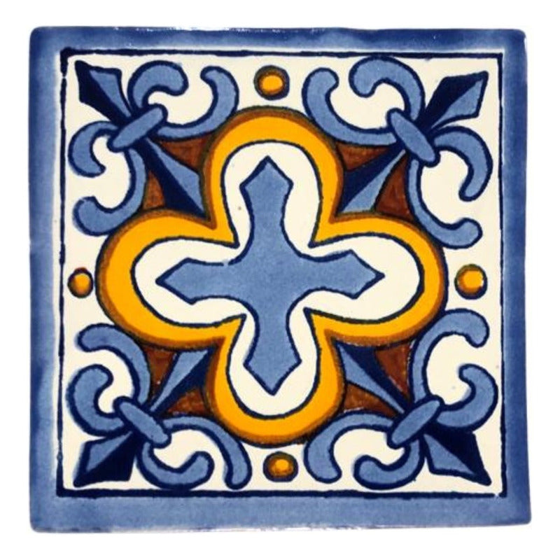 Azulejo Artesanal Talavera Liso 90pz #acln-47