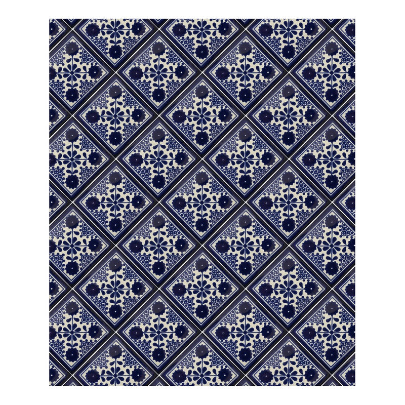 Azulejo Artesanal Talavera Liso 90pz #acls-52