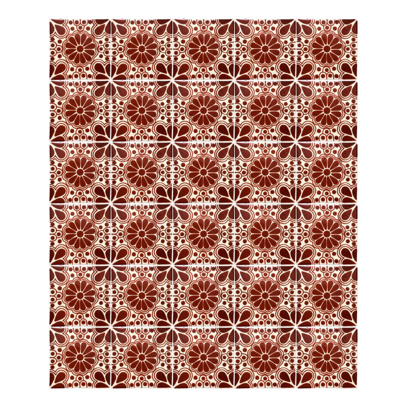 Azulejo 10.5cm Artesanal Tipo Talavera Liso 90pz #acls Acls-76