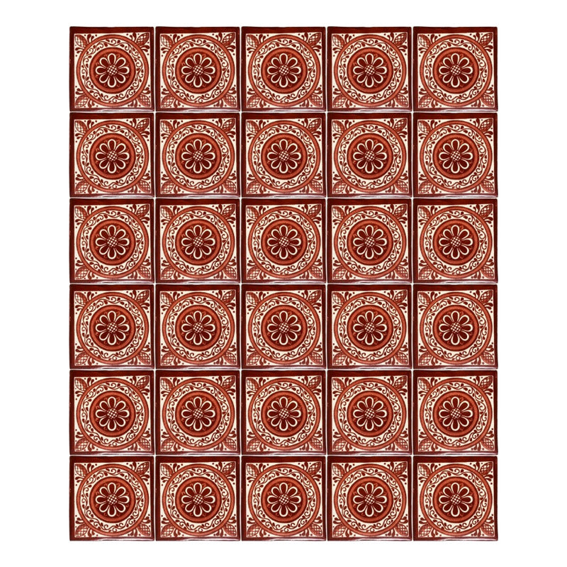 Azulejo Artesanal Talavera Liso 90pz #acls-96