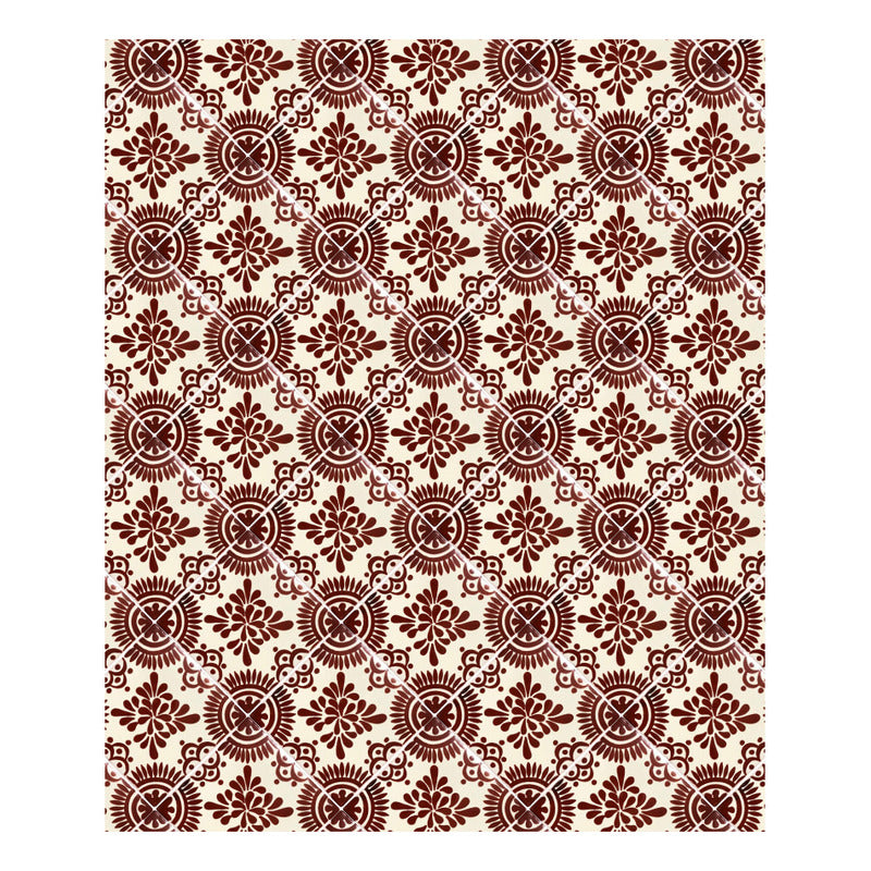 Azulejo 10.5cm Artesanal Tipo Talavera Liso 90pz #acls Acls-77