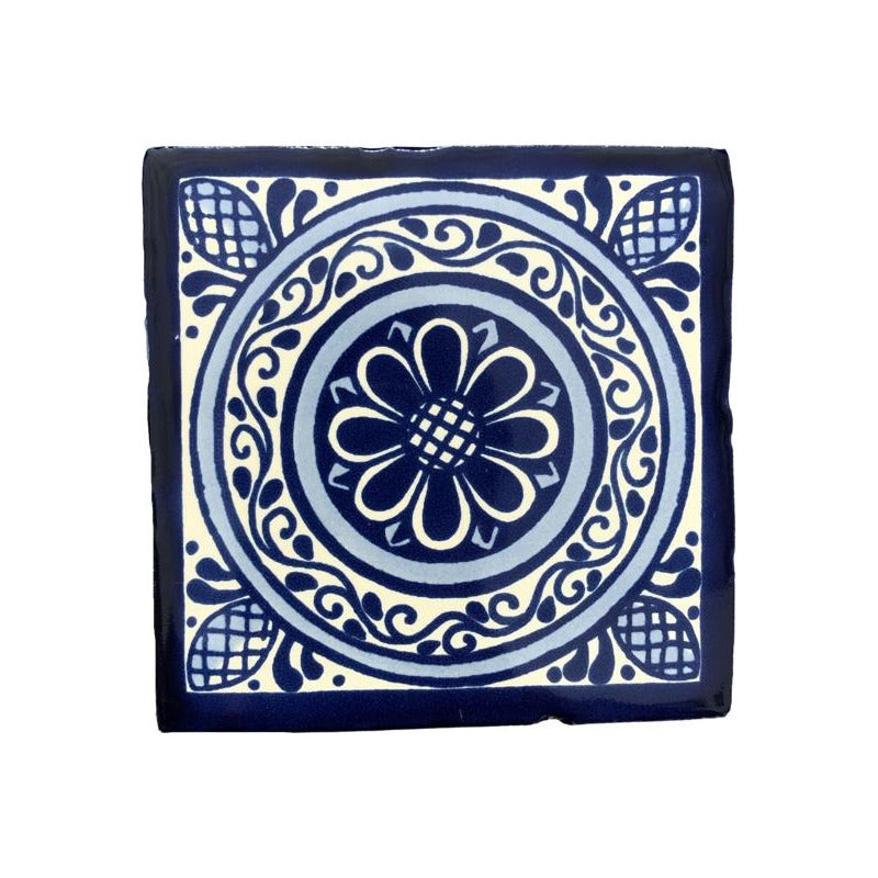 Azulejo Artesanal Tipo Talavera Liso 90pz #acls-83