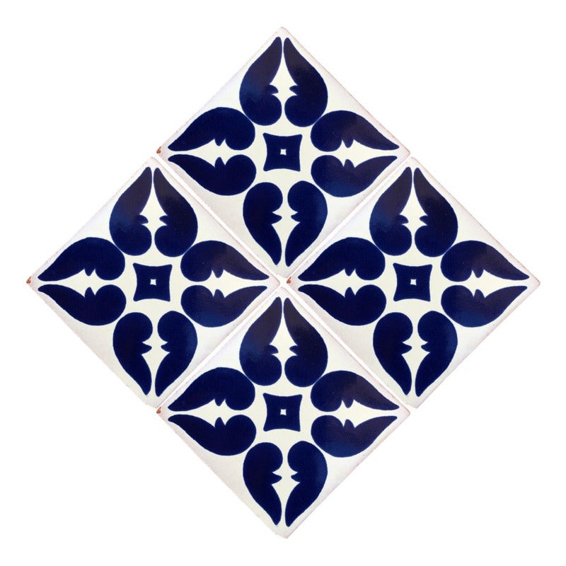 Azulejo Artesanal Tipo Talavera Liso 90pz #acls-42