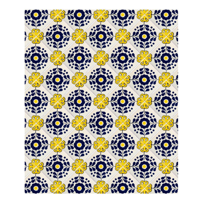 Azulejo Artesanal Tipo Talavera Liso 90pz #acln-36