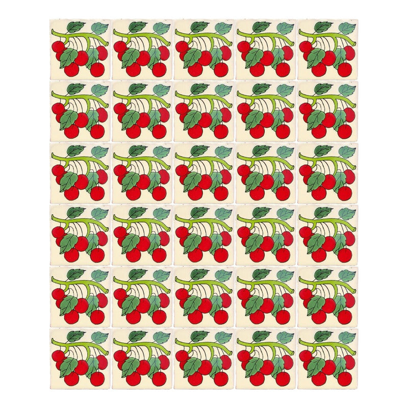 Azulejo Artesanal Tipo Talavera Liso 90pz #acln-01