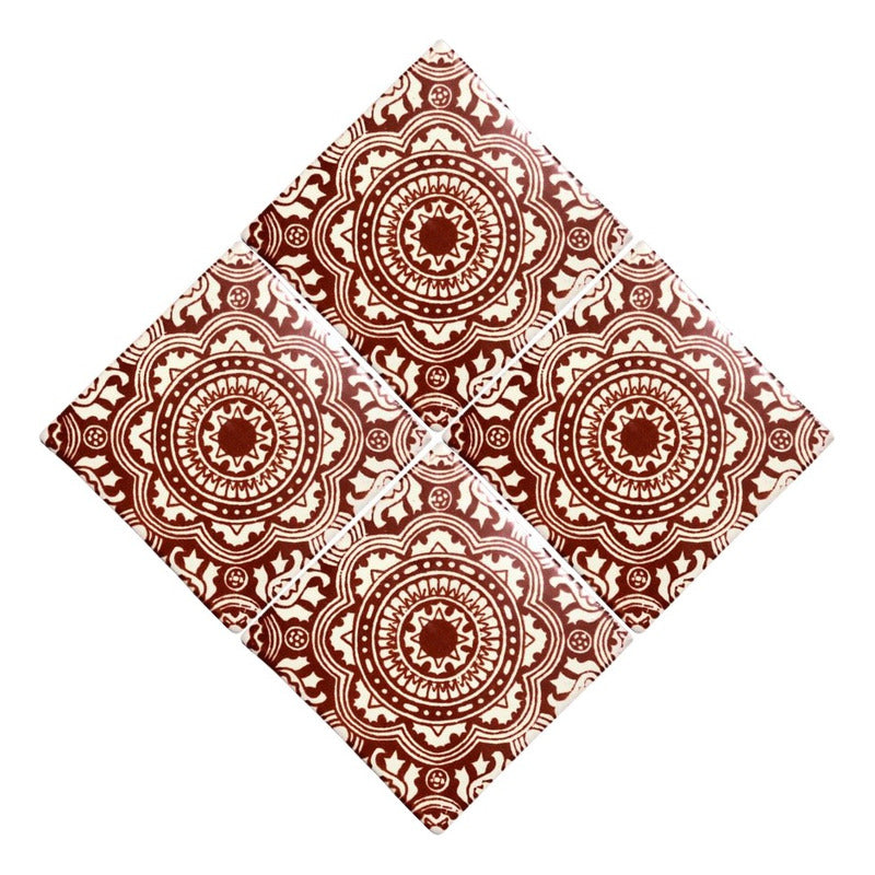 Azulejo Artesanal Tipo Talavera Liso 90pz #acls-53