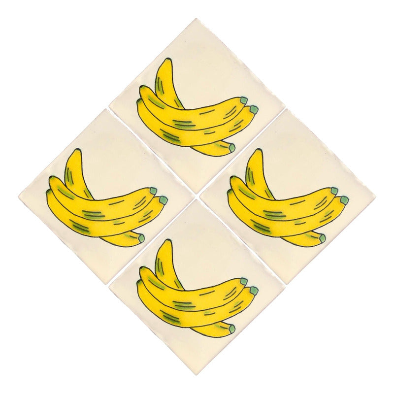 Azulejo 10.5cm Artesanal Tipo Talavera Liso 90pz #acln-10