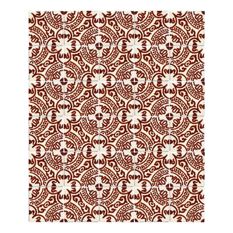 Azulejo Artesanal Talavera Liso 90pz #acls-71