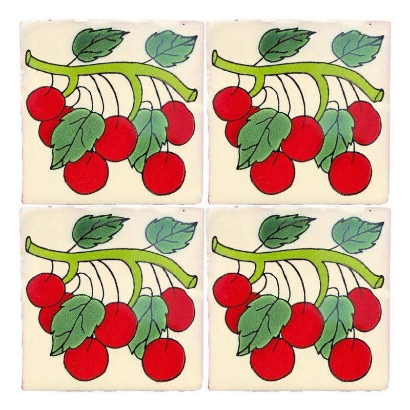 Azulejo 10.5cm Artesanal Talavera Liso 90pz #acln-01