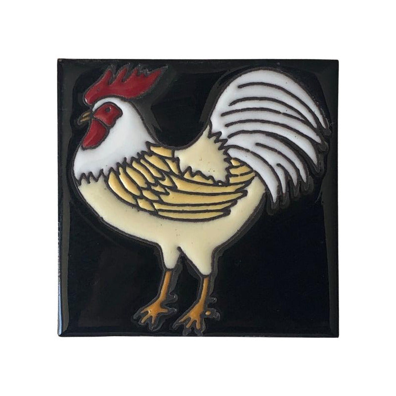 Azulejo 11cm Artesanal Tipo Talavera Relieve 90pz #acrn Acrn-11