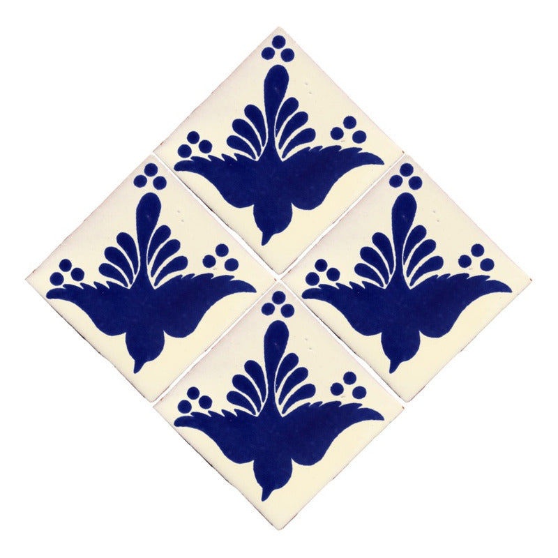 Azulejo Artesanal Talavera Liso 90pz #acls-137