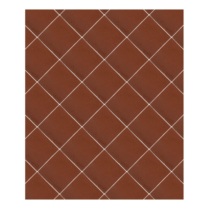 Azulejo 10.5cm Artesanal Tipo Talavera Liso 90pz Colores  Terracota