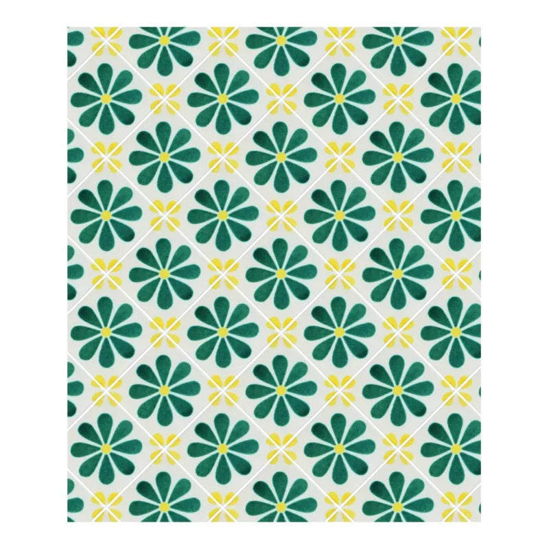 Azulejo Cerámico Artesanal 1m2  Alhambra 16 Blanco