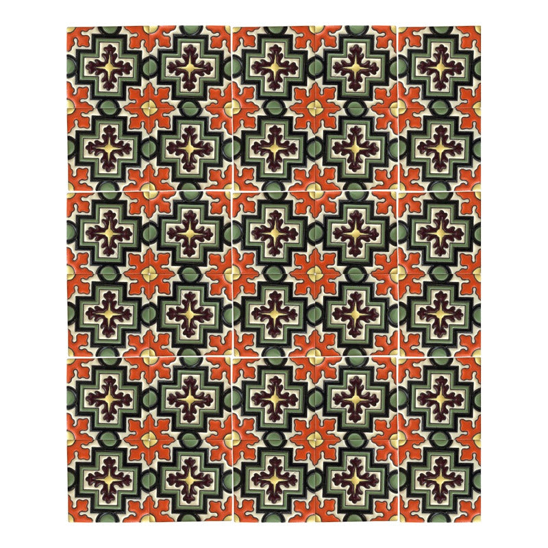 Azulejo Artesanal Talavera Relieve 90pz #acrs-41