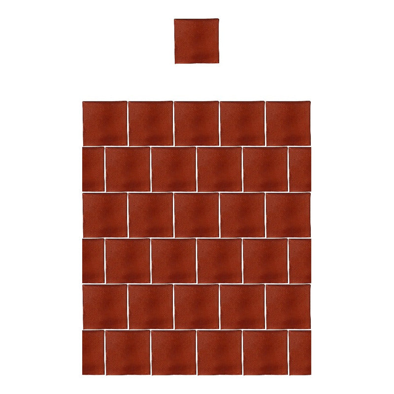 Azulejo 15.5cm Artesanal Talavera Liso 44pz Colores Nacar Sobre Blanco