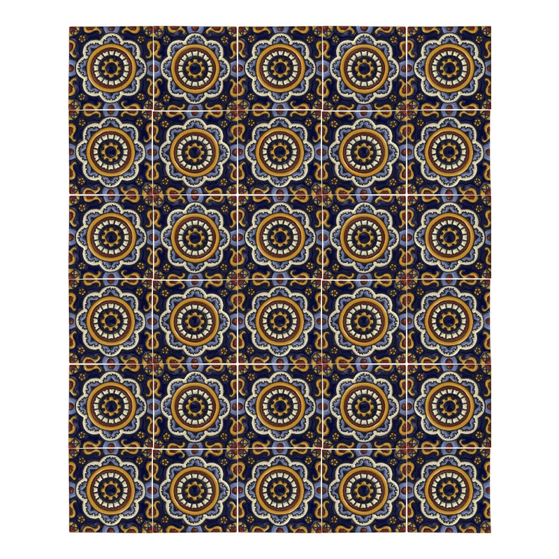 Azulejo Artesanal Talavera Relieve 90pz #acrs-26