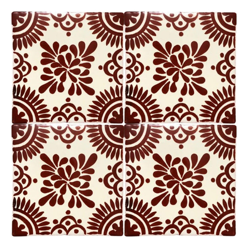 Azulejo Artesanal Tipo Talavera Liso 90pz #acls-77