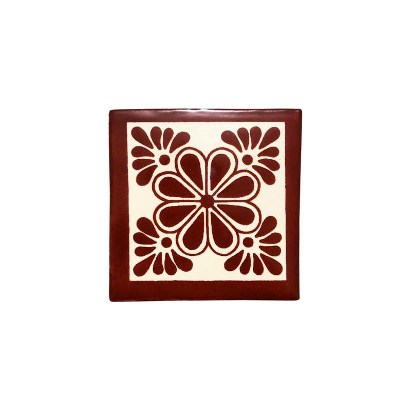 Azulejo 10.5cm Artesanal Talavera Liso 90pz #acls Acls-74