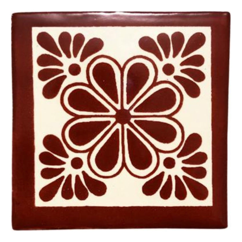 Azulejo Artesanal Tipo Talavera Liso 90pz #acls-74