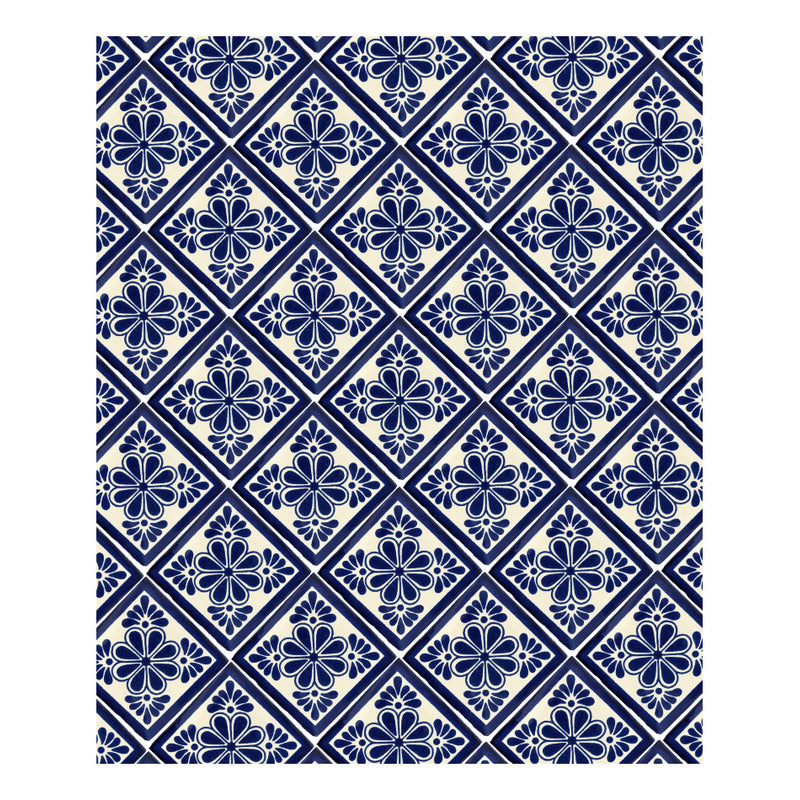 Azulejo 10.5cm Artesanal Talavera Liso 90pz #acls-59