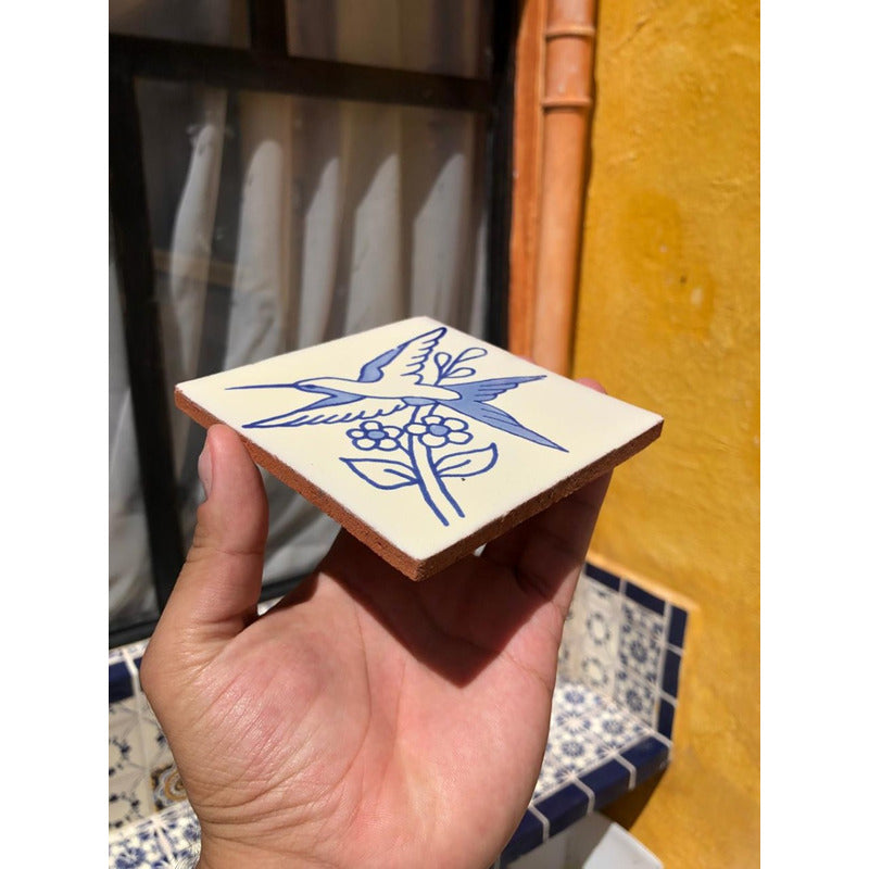 Azulejo Artesanal Talavera Liso 90pz #acls-125