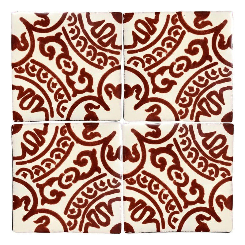 Azulejo Artesanal Tipo Talavera Liso 90pz #acls-71