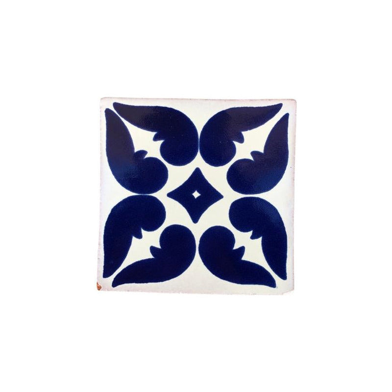 Azulejo 10.5cm Artesanal Tipo Talavera Liso 90pz #acls Acls-42