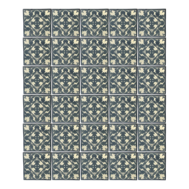 Azulejo Artesanal Talavera Liso 90pz #acls-43