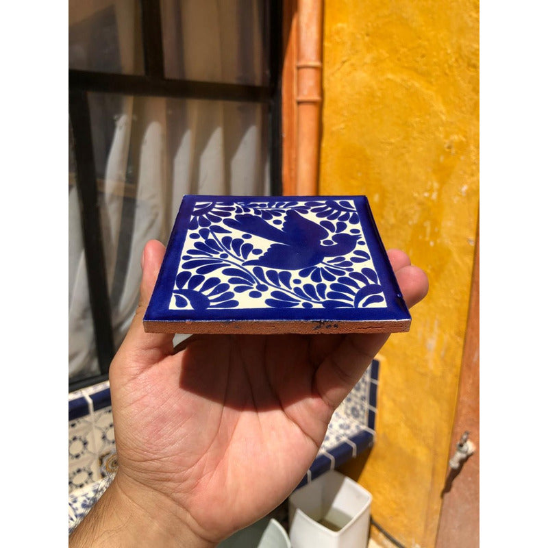 Azulejo Artesanal Talavera Liso 90pz #acls-128