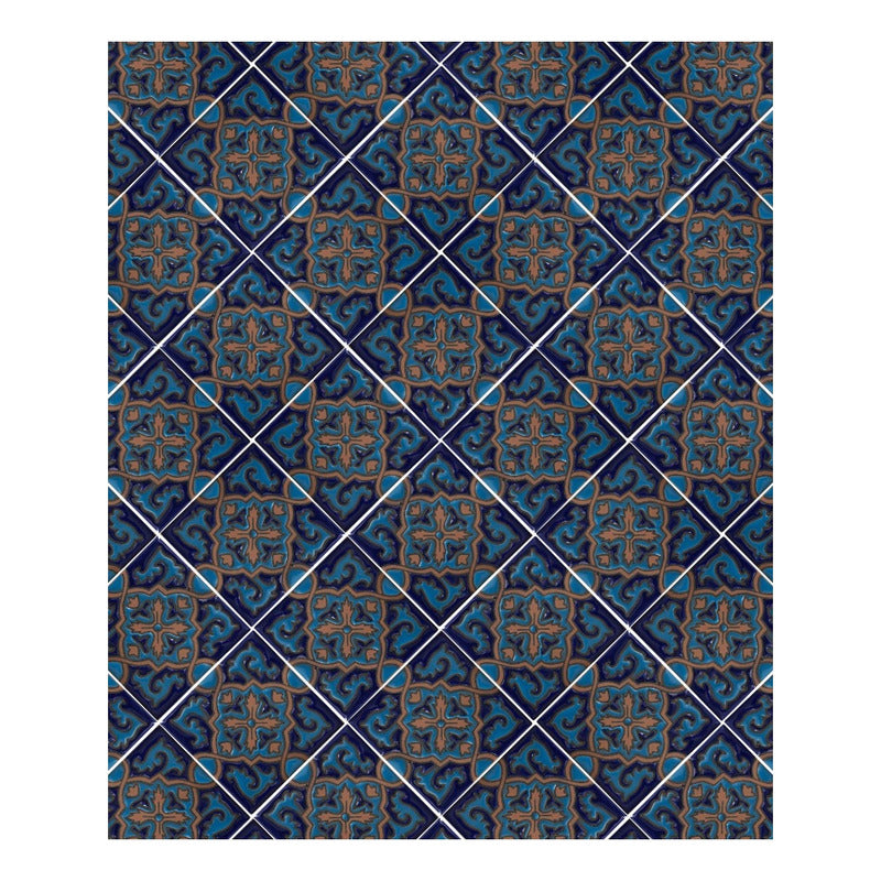 Azulejo 11cm Artesanal Tipo Talavera Relieve 90pz #acrs-02