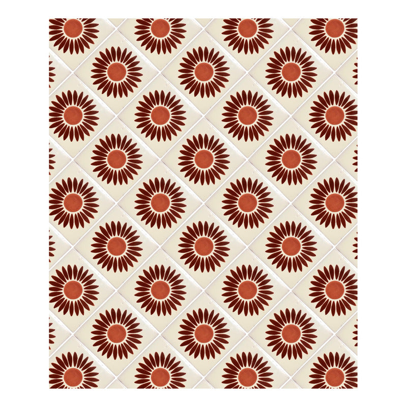 Azulejo 10.5cm Artesanal Talavera Liso 90pz #acls-95