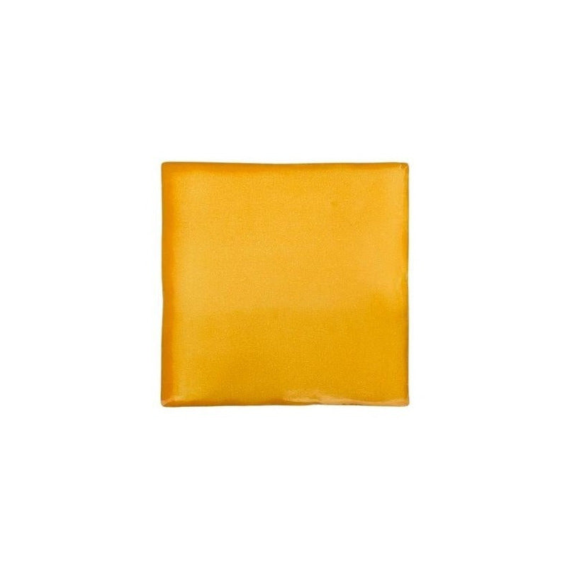 Azulejo 15.5cm Artesanal Talavera Liso 44pz Colores Amarillo Sobre Blanco