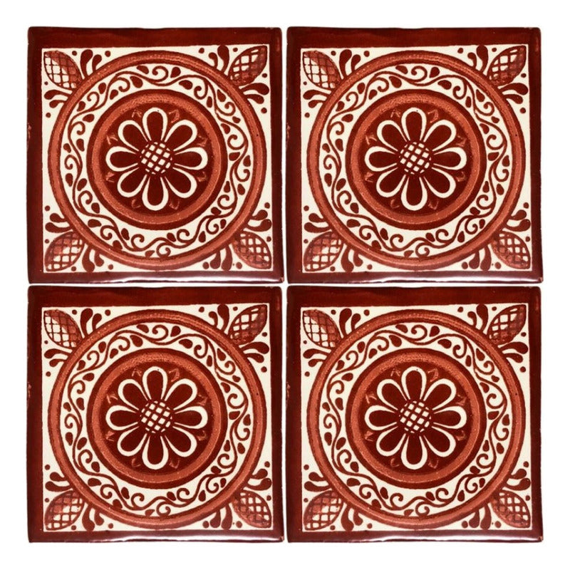 Azulejo Artesanal Tipo Talavera Liso 90pz #acls-96