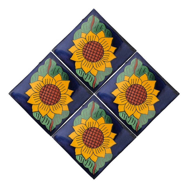 Azulejo Artesanal Talavera Liso 90pz #acln-15